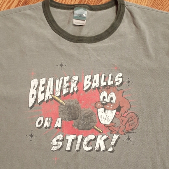 Beaver Balls on a Stick tshirt - Picture 1 of 6